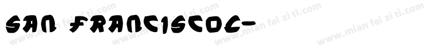 San Franciscol字体转换